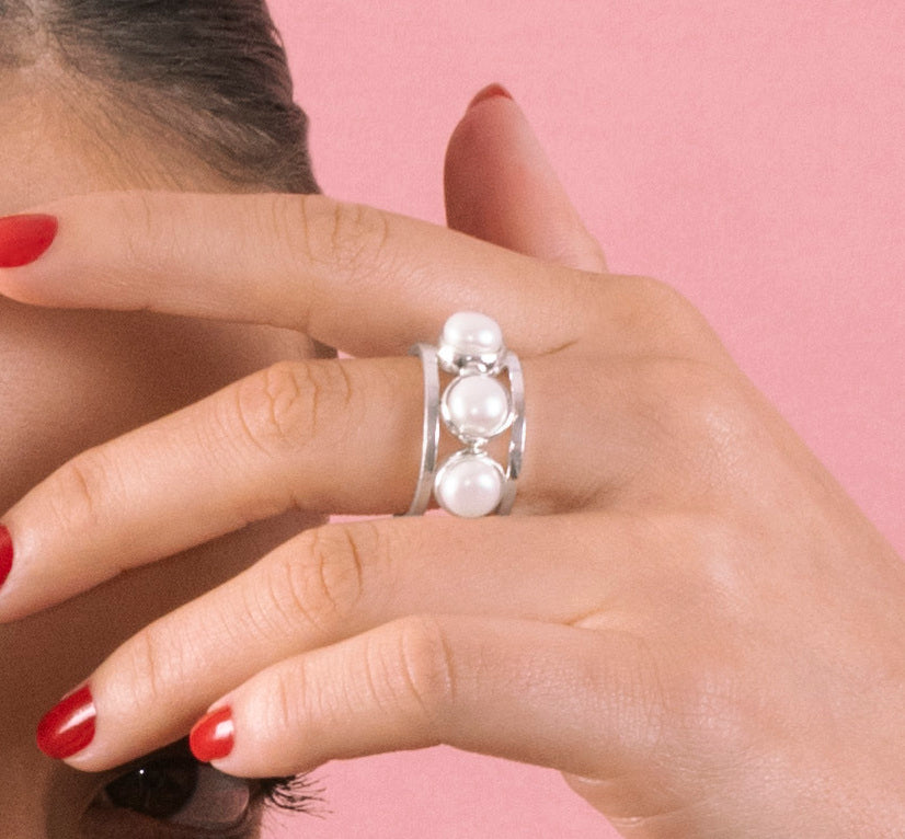 ANILLO ARGOLLA PERLAS