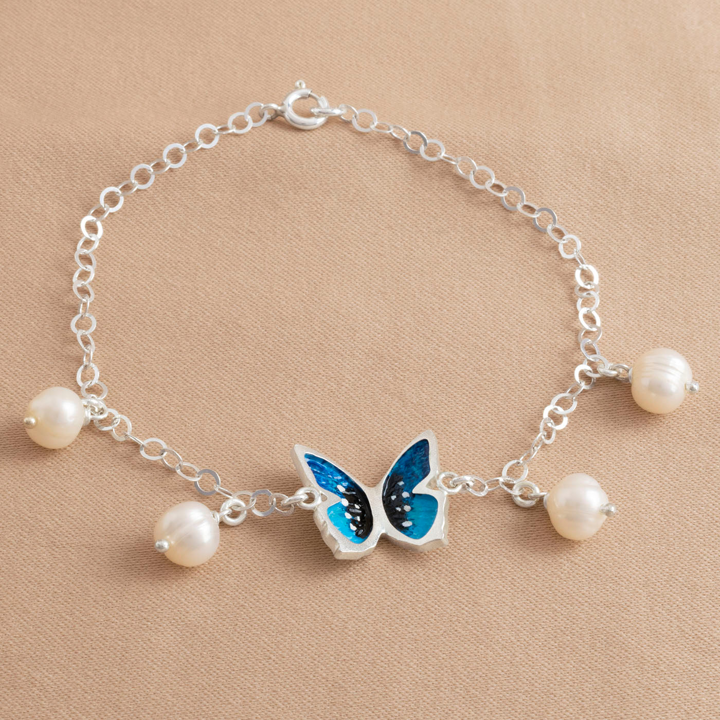 MARIPOSA LUMINARIA AZUL