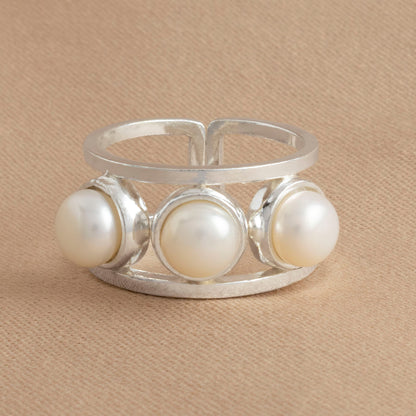 ANILLO ARGOLLA PERLAS