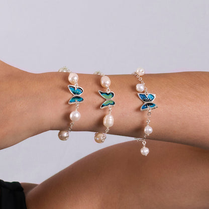 PULSERA MARIPOSA MORPHO GRANDE