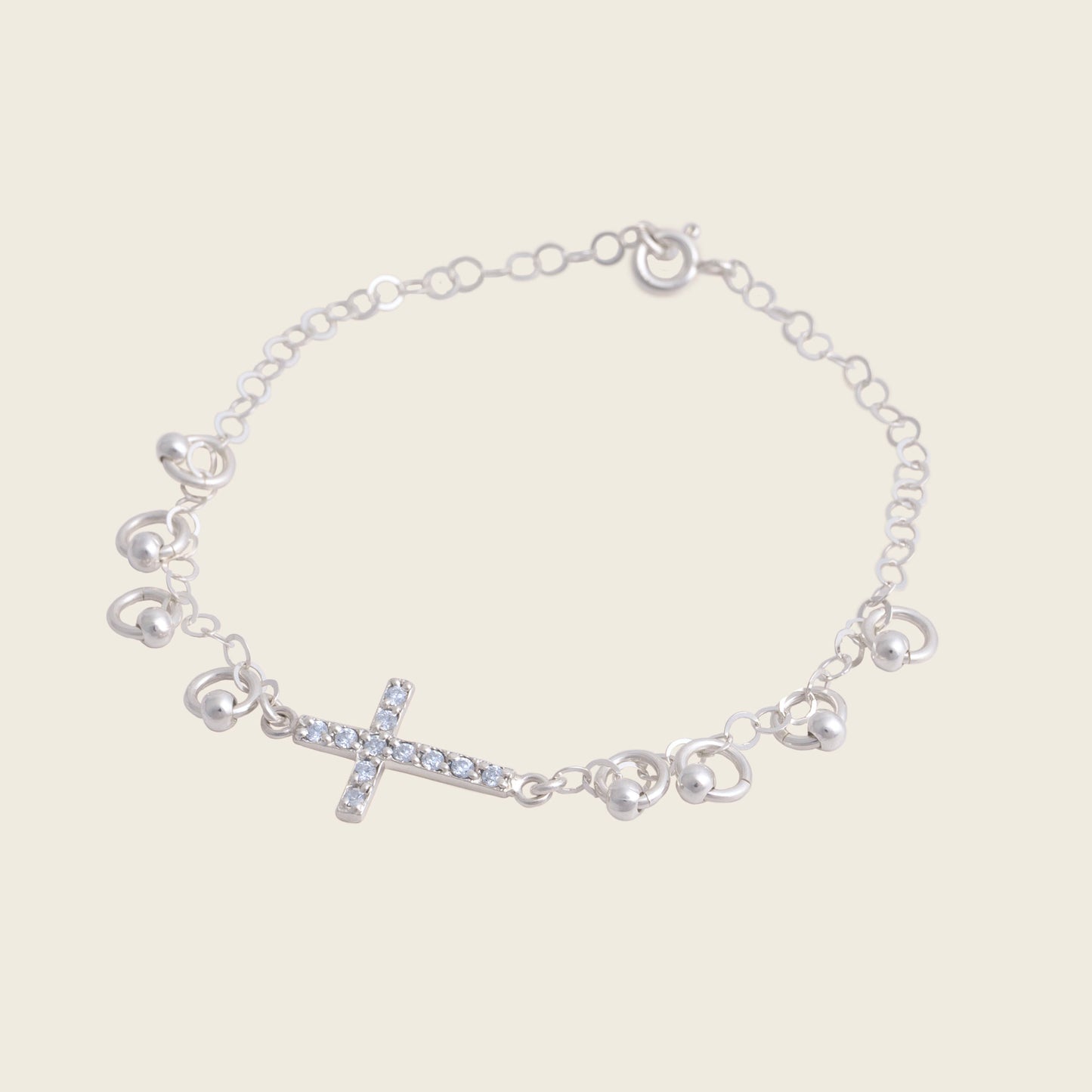 PULSERA DENARIO CRUZ