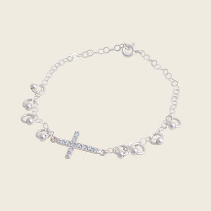 PULSERA DENARIO CRUZ